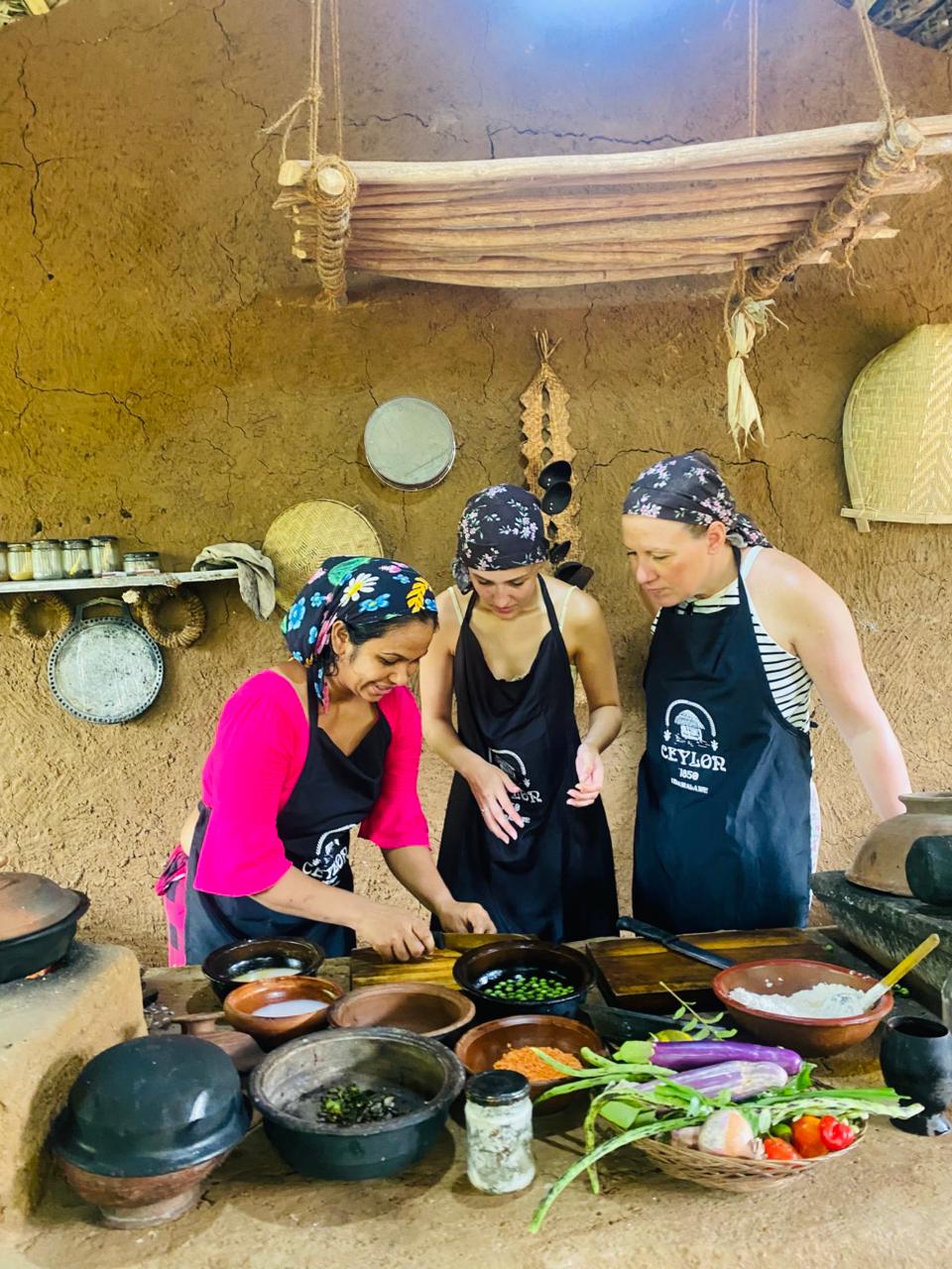 Cooking class preparation